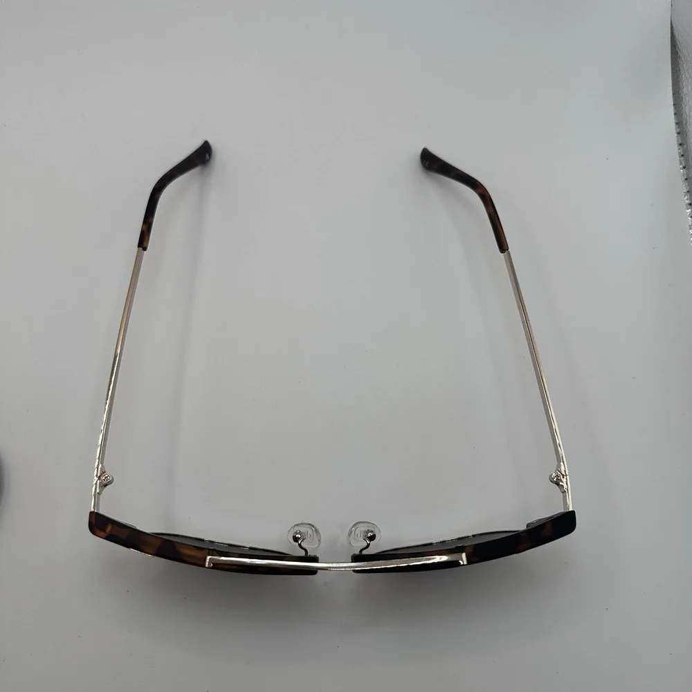 Detour Castaway M Sunglasses‎ Polarized Lenses Gold Metal Tortiseshell Unisex